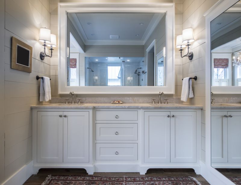 Modern Vanity with Lighting